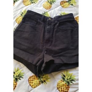 American Apparel Black shorts